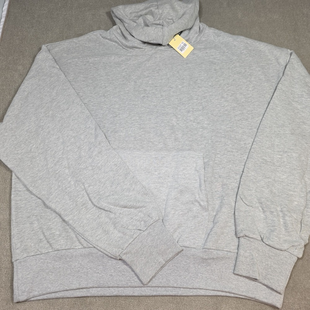 MNML Grey Double Layer HOODIE Size 3XL XXXL M2021-h288-gry-7 Thick Heavy Sweat